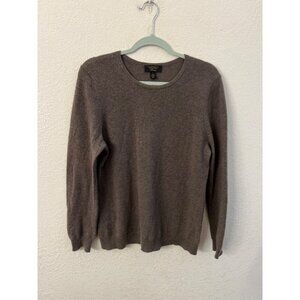 Cashmere Charter Club luxury grey sweater women size large